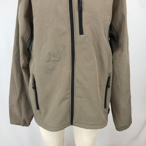 BLACK DIAMOND ~ MENS XXL ~ BLACK SOFT SHELL FLEECE LINED JACKET COAT - Picture 3 of 7